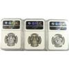 Image 2 : 1965 SMS, 1966 SMS & 1967 SMS KENNEDY HALF DOLLARS ALL NGC MS-66
