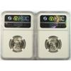Image 2 : LOT OF (2 ) 1946-S WASHINGTON QUARTERS, NGC MS-66