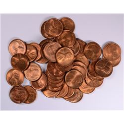 (49) 1948-S LINCOLN CENTS CH BU