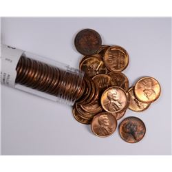ROLL (50) 1942 LINCOLN CENTS CH BU