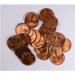 (23) 1942-D LINCOLN CENTS CH BU