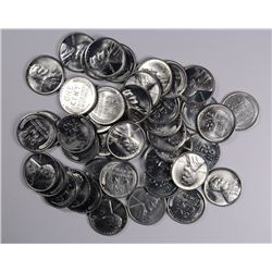 (43) 1943-S LINCOLN (STEEL) CENTS CH BU