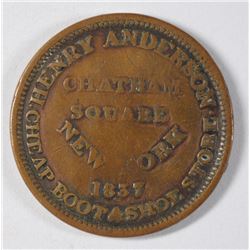 1837 HARD TIMES TOKEN G/VG