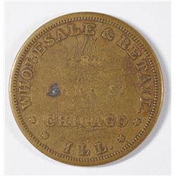 1841 HARD TIMES TOKEN G/VG
