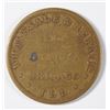 Image 1 : 1841 HARD TIMES TOKEN G/VG