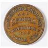 Image 2 : 1863 CIVIL WAR TOKEN (STORE CARD) (SHERWOOD & HOPSON, FLAG OF OUR UNION) UTICA,