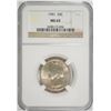 Image 1 : 1941 WASHINGTON QUARTER NGC MS-65