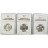 Image 1 : 1944-S WASHINGTON QUARTER NGC MS-64, 1945 WASHINGTON QUARTER NGC AU-55 & 1946 WA