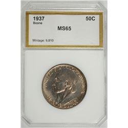 1937 BOONE COMMEN HALF DOLLAR PCI MS-65