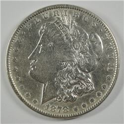 1878 (REV OF 79) MORGAN DOLLAR XF/AU