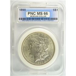 1890 MORGAN DOLLAR PNC MS-66