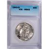 Image 1 : 1943-D WALKING LIBERTY HALF DOLLAR, ICG MS-65