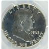 Image 2 : 1962 FRANKLIN HALF DOLLAR, PCGS PROOF-66 CAMEO!