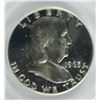 Image 2 : 1963 FRANKLIN HALF DOLLAR, PCGS PROOF-66 DEEP CAMEO!