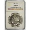 Image 1 : 1881-S MORGAN SILVER DOLLAR, NGC MS-64 PL