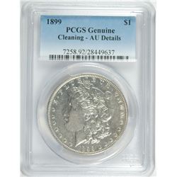1899 MORGAN DOLLAR PCGS AU DETAILS