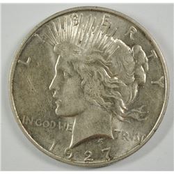 1927-D PEACE DOLLAR XF/AU