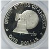 Image 3 : 1976-S SILVER PROOF IKE DOLLAR PCGS PR-69 DCAM