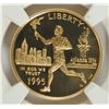 Image 2 : 1995-W $5 PROOF GOLD COMMEN (OLYMPIC TORCH RUNNER) NGC PF-69