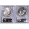 Image 2 : 2002 & 2003 AMERICAN SILVER EAGLES, PCGS MS-69