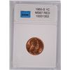 Image 1 : 1955-S LINCOLN CENT, CCGS MS-67 RED