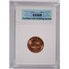 Image 4 : 1971-S LINCOLN CENT,CCGS MS-67 RED