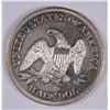 Image 2 : 1864 SEATED HALF DOLLAR, MS-62, CIVIL WAR YEAR, VERY RARE DATE!