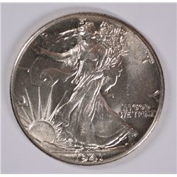 1941 WALKING LIBERTY HALF DOLLAR, MS-64+ BLAST WHITE