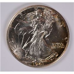 1941-S WALKING LIBERTY HALF DOLLAR, MS-64