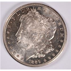 1889-S MORGAN SILVER DOLLAR, MS-63 LOOKS PROOF-LIKE!