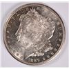 Image 1 : 1889-S MORGAN SILVER DOLLAR, MS-63 LOOKS PROOF-LIKE!