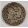 Image 1 : 1893-CC MORGAN SILVER DOLLAR, VG  KEY DATE!!