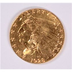 1928 $2.50 GOLD INDIAN,  MS-63