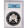 Image 4 : 1991 AMERICAN SILVER EAGLE, CCGS PROOF-70 DCAM