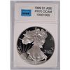 Image 1 : 1999 AMERICAN SILVER EAGLE, CCGS PROOF-70 DCAM