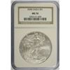 Image 1 : 2008 AMERICAN SILVER EAGLE, NGC MS-70