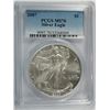 Image 1 : 2007 AMERICAN SILVER EAGLE, PCGS MS-70 PERFECT!