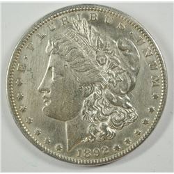 1892 MORGAN DOLLAR VF/XF
