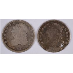 1831 & 1835 BUST DIMES