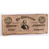 Image 1 : 1864 $50 CONFEDERATE STATES OF AMERICA NOTE (T-66) VF/XF