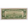 Image 2 : 1928 $50 FEDERAL RESERVE NOTE (REDEEMABLE IN GOLD)