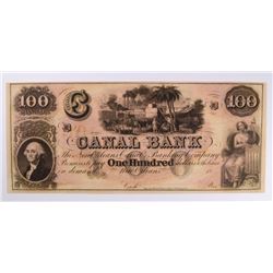 18- $100 CANAL BANK (NEW ORLEANS, LA) CH CU