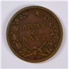Image 2 : 1863 CIVIL WAR TOKEN (PATRIOTIC) ARMY & NAVY