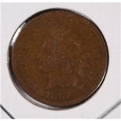 1867 INDIAN HEAD CENT G/VG