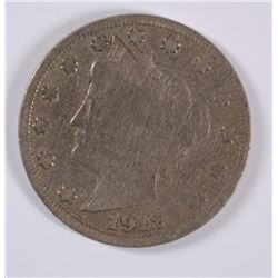 1912-S V-NICKEL G/VG