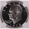Image 2 : 1974-S SILVER IKE DOLLAR NGC PF-69 CAMEO (STAR)