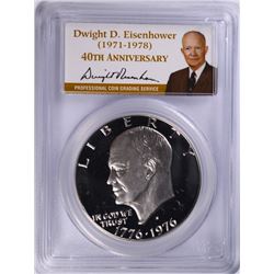 1976-S SILVER PROOF IKE DOLLAR PCGS PR-69 DCAM