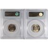 Image 2 : LOT OF ( 2 ) 1938 JEFFERSON NICKELS, PCGS MS-66
