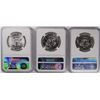 Image 2 : 1965 SMS, 1966 SMS & 1967 SMS KENNEDY HALF DOLLARS ALL NGC MS-66