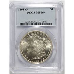 1898-O MORGAN DOLLAR PCGS MS-66+